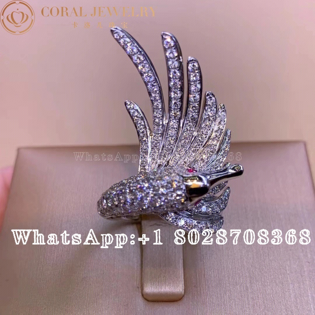 Boucheron Cypris, the swan ring Diamonds JRG01476