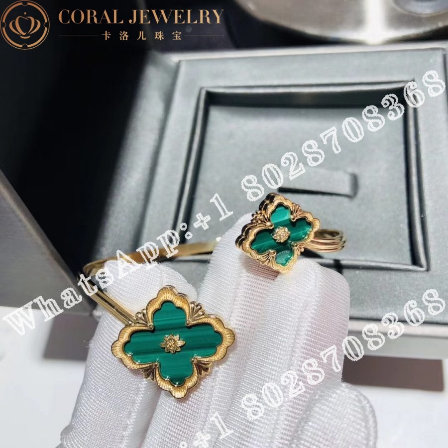 Buccellati 18k Gold Opera Color Bracelets in Malachite