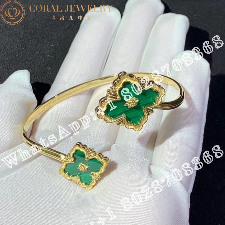 Buccellati 18k Gold Opera Color Bracelets in Malachite