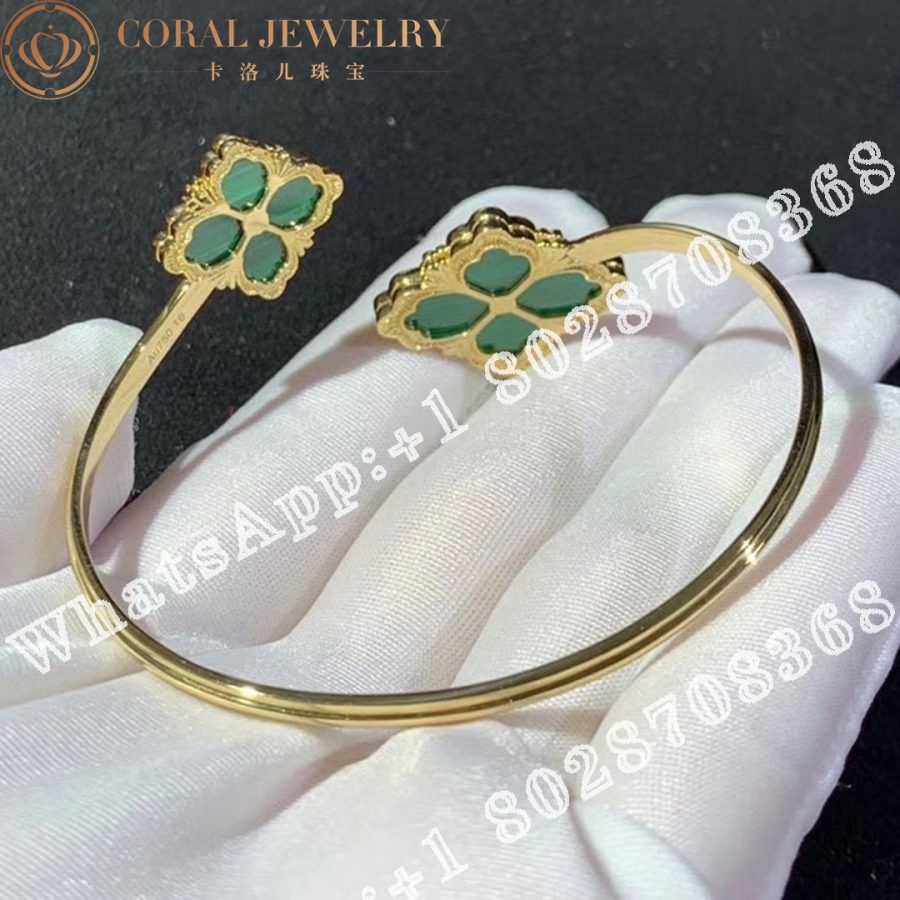 Buccellati 18k Gold Opera Color Bracelets in Malachite