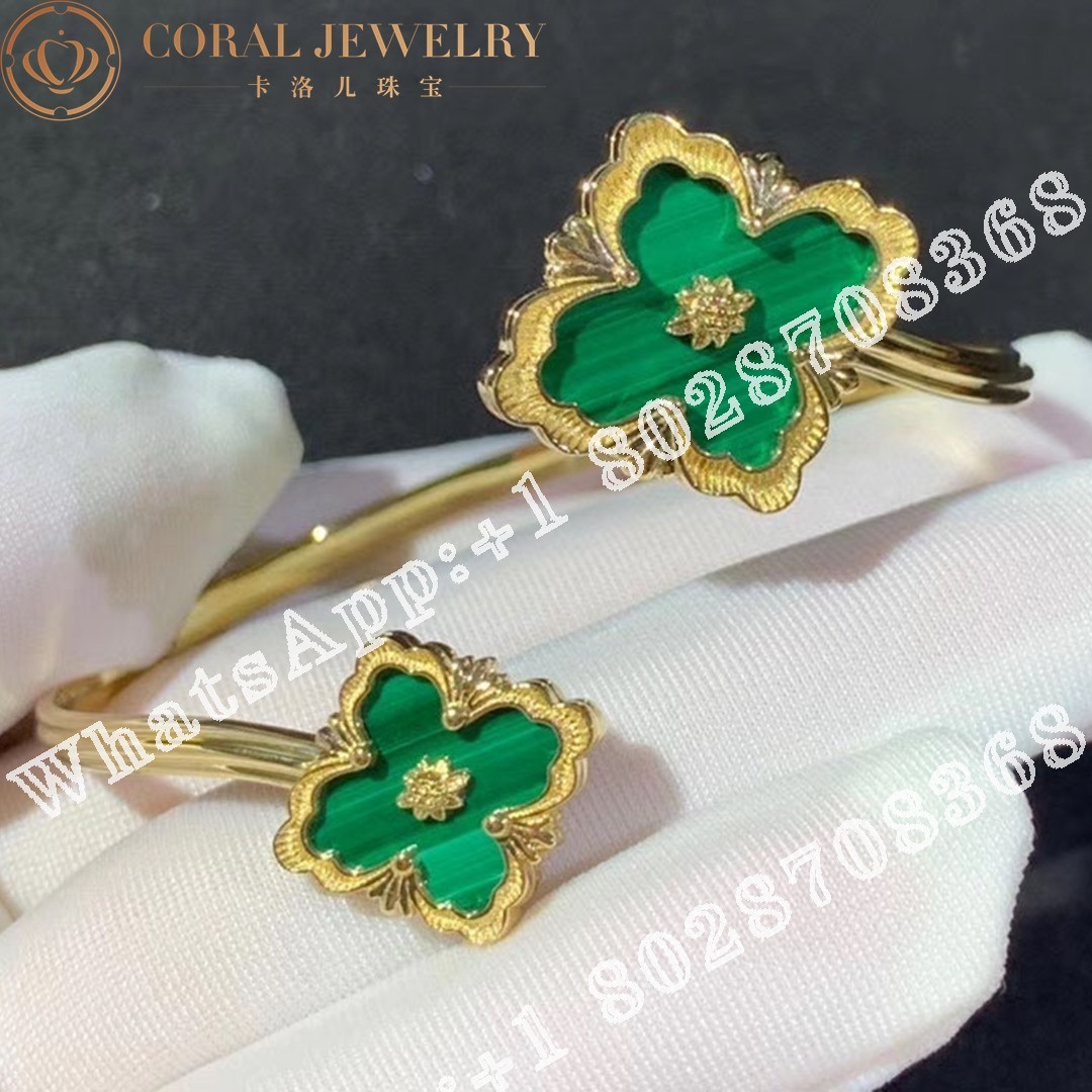 Buccellati 18k Gold Opera Color Bracelets in Malachite