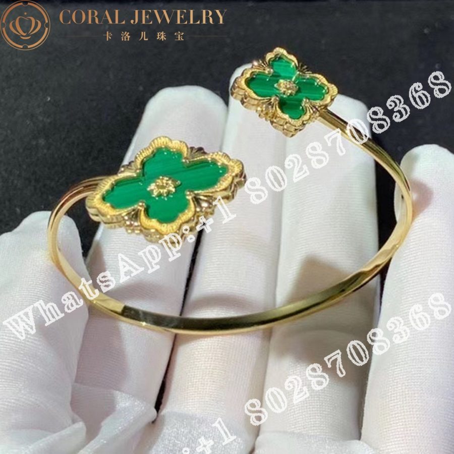 Buccellati 18k Gold Opera Color Bracelets in Malachite