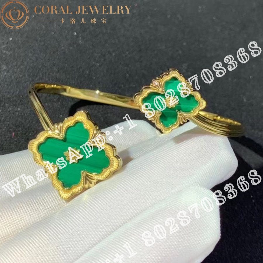 Buccellati 18k Gold Opera Color Bracelets in Malachite