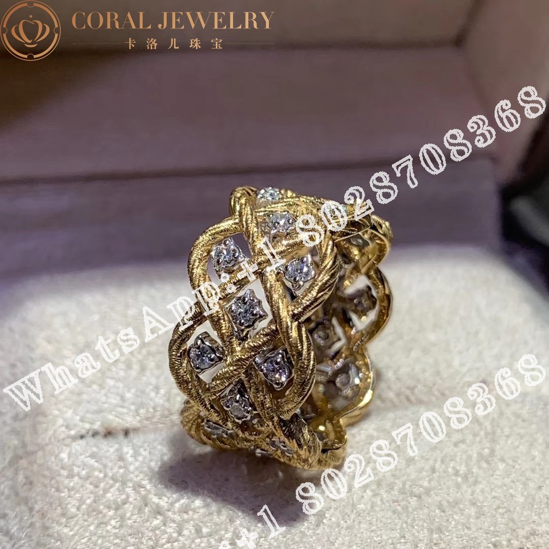 Buccellati Étoilee Eternelle in yellow and white gold set with diamonds JAURIN004265