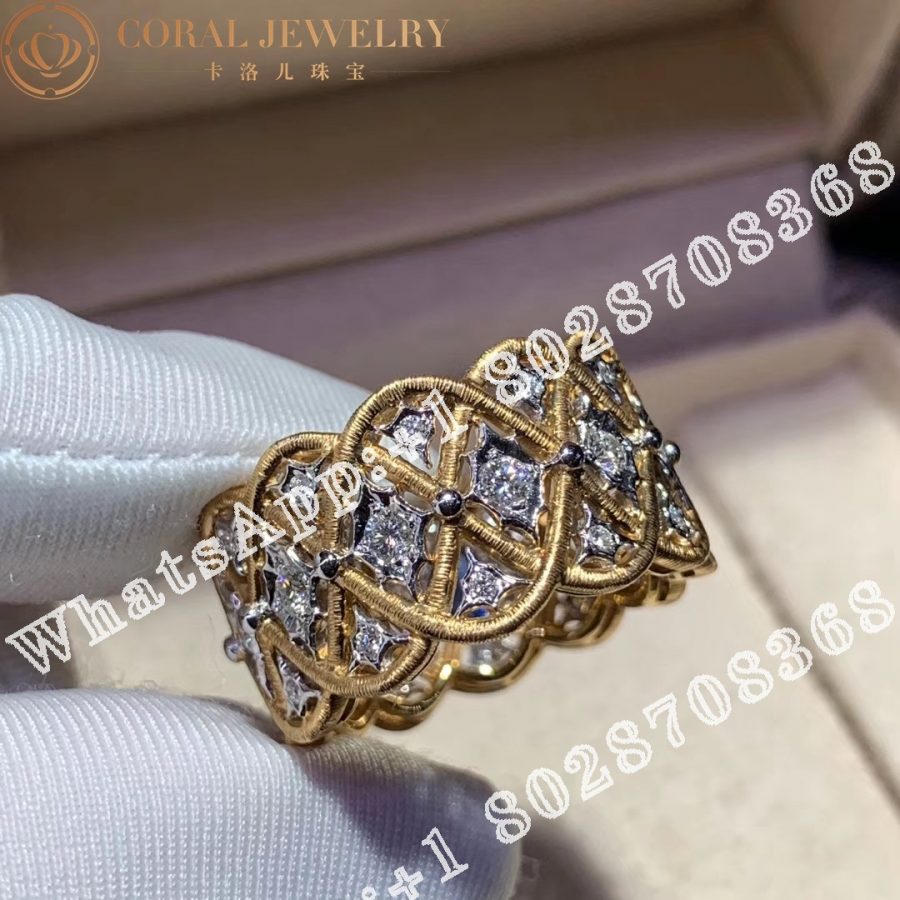 Buccellati Étoilee Eternelle in yellow and white gold set with diamonds JAURIN004265