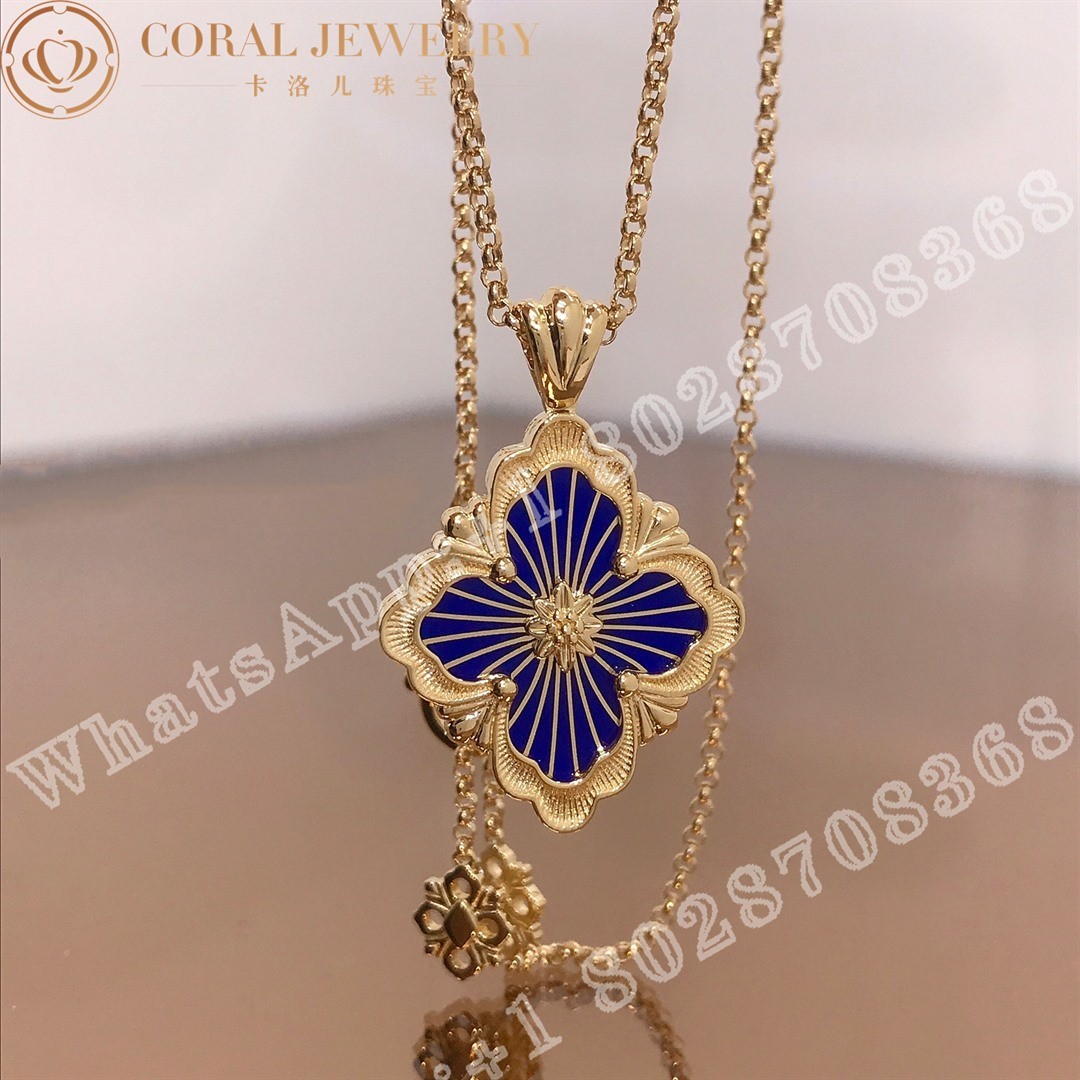 Buccellati Opera Tulle Pendant in yellow gold Big motif JAUPEN017977