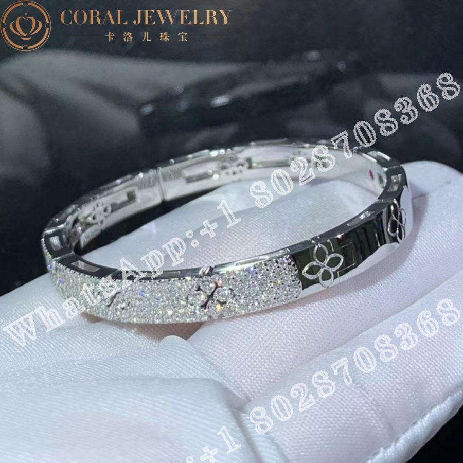 Roberto Coin Love in Verona 18K White Gold Diamond Bangle 8883010AWBAX