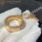 Roberto Coin Art Deco Ring with Mother of Pearl and Diamonds