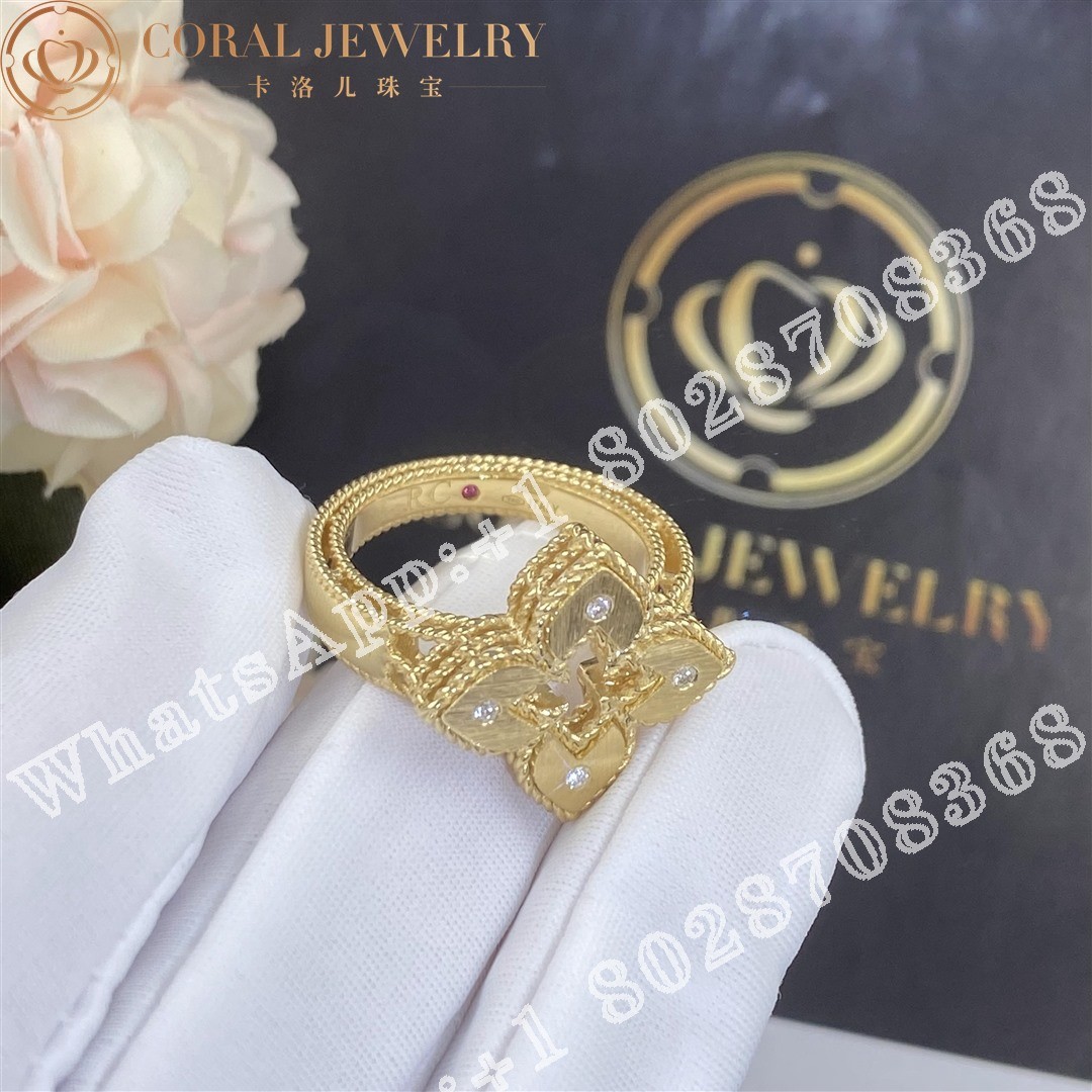 Roberto Coin Venetian Princess Ring with Diamonds ADR777RI2803