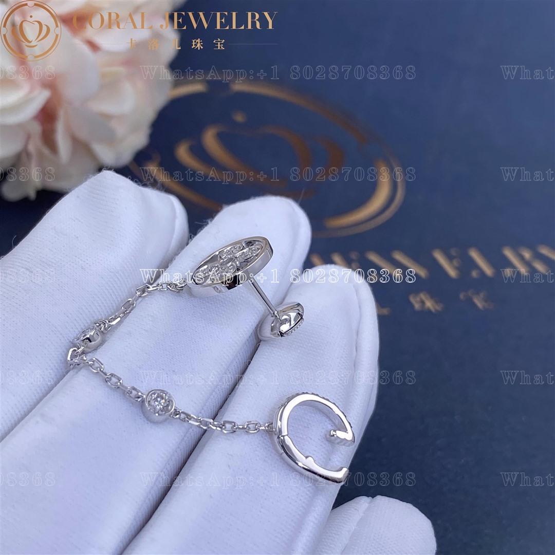 Louis Vuitton Idylle Blossom Mono Chain Earring, White Gold And Diamonds Q06173 - Image 6