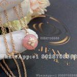 Louis Vuitton B Blossom Pendant, Pink Gold, White Gold, Pink Opal And Diamonds Q93794 - Image 4