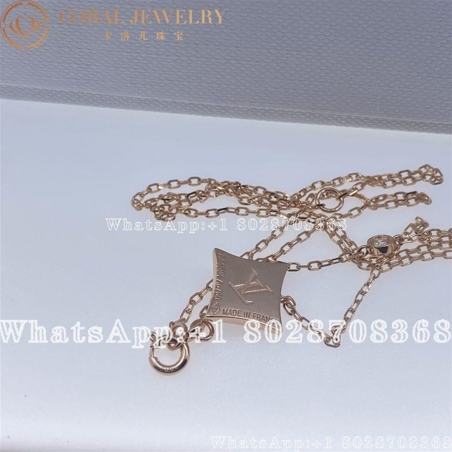 Louis Vuitton Color Blossom BB Star Pendant, Pink gold, Pink Mother-of-Pearl and diamond Q93612 - Image 5