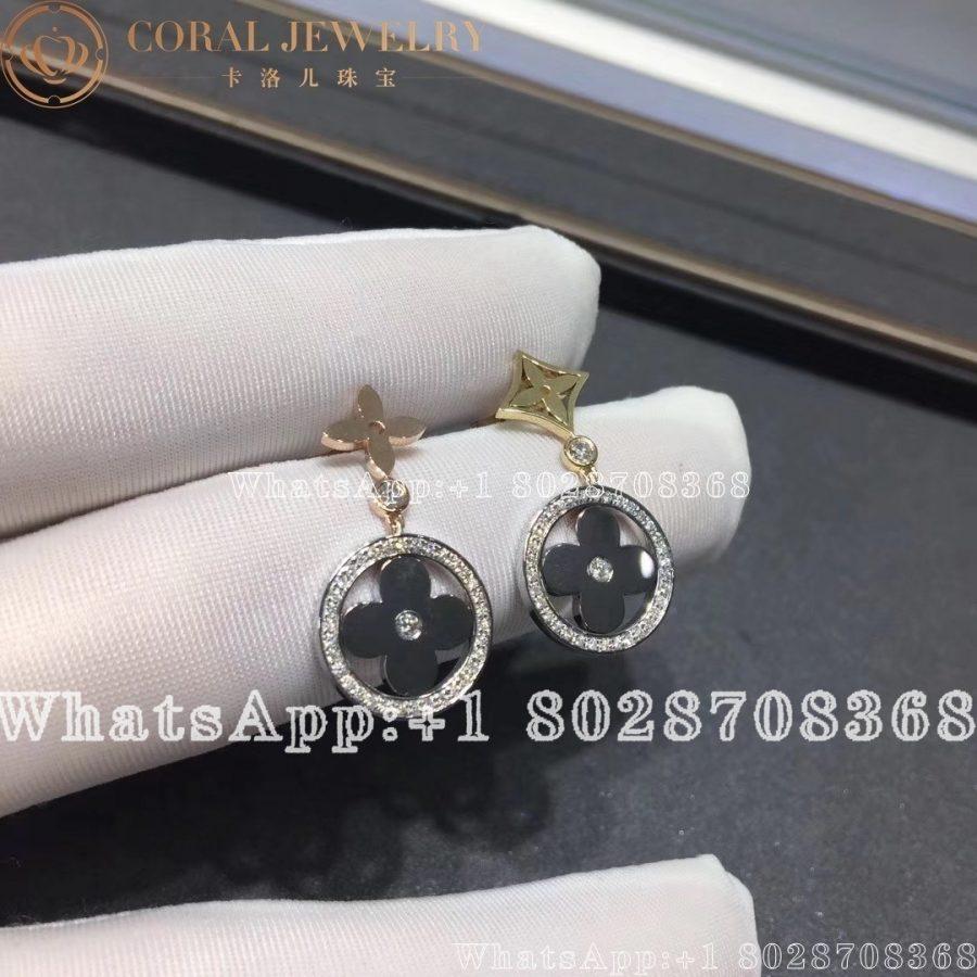 Louis Vuitton Idylle Blossom Earrings, 3 Golds And Diamonds - Image 4