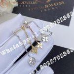 Louis Vuitton Idylle Blossom Long Earrings, 3 Golds And Diamonds Q96413 - Image 3