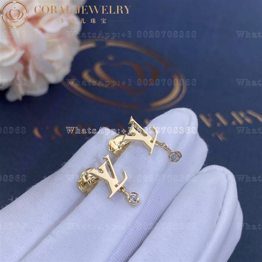 Louis Vuitton Idylle Blossom LV Ear Stud, Yellow Gold And Diamond - Image 5