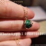 Louis Vuitton B Blossom Pendant, Yellow Gold, White Gold, Malachite And Diamonds Q93792 - Image 7