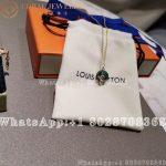 Louis Vuitton B Blossom Pendant, Yellow Gold, White Gold, Malachite And Diamonds Q93792 - Image 3