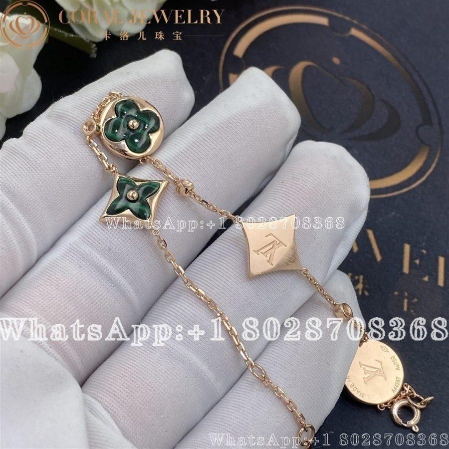 Louis Vuitton Bracelet Color Blossom BB multi-motifs Malachite Q95698 - Image 4