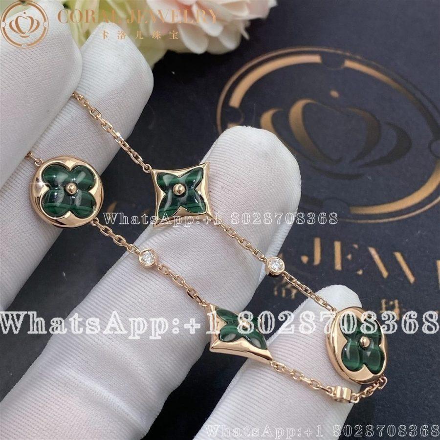 Louis Vuitton Bracelet Color Blossom BB multi-motifs Malachite Q95698 - Image 6