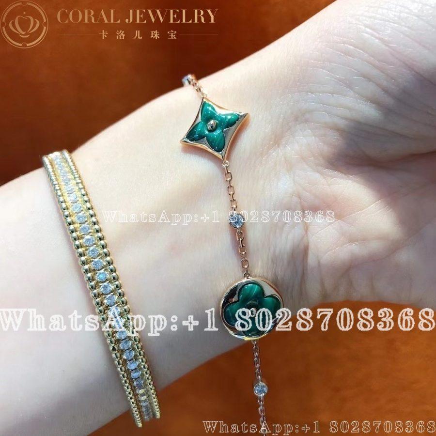 Louis Vuitton Bracelet Color Blossom BB multi-motifs Malachite Q95698 - Image 7