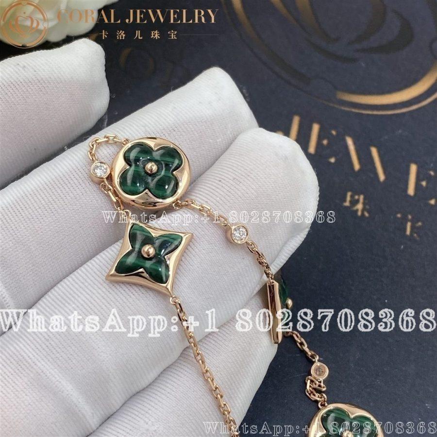 Louis Vuitton Bracelet Color Blossom BB multi-motifs Malachite Q95698 - Image 5