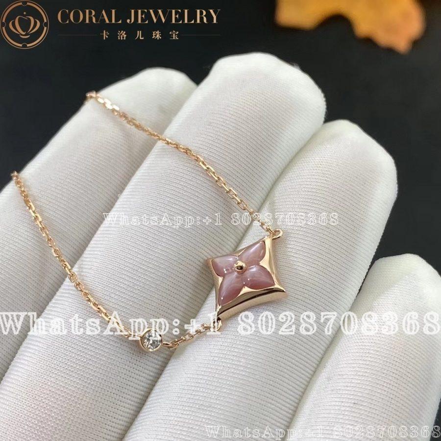Louis Vuitton Colour Blossom BB Star Bracelet, Pink gold, Pink Mother-of-Pearl and diamond Q95538 - Image 3