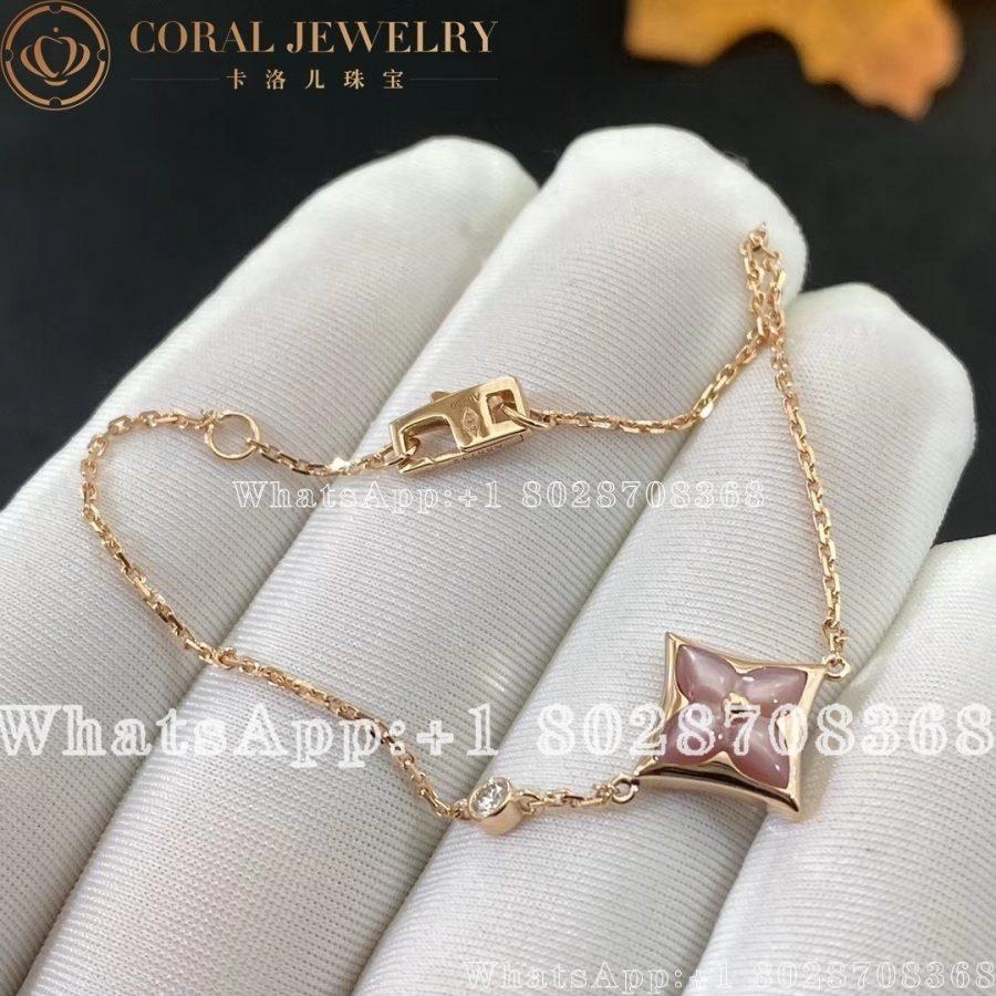 Louis Vuitton Colour Blossom BB Star Bracelet, Pink gold, Pink Mother-of-Pearl and diamond Q95538 - Image 4
