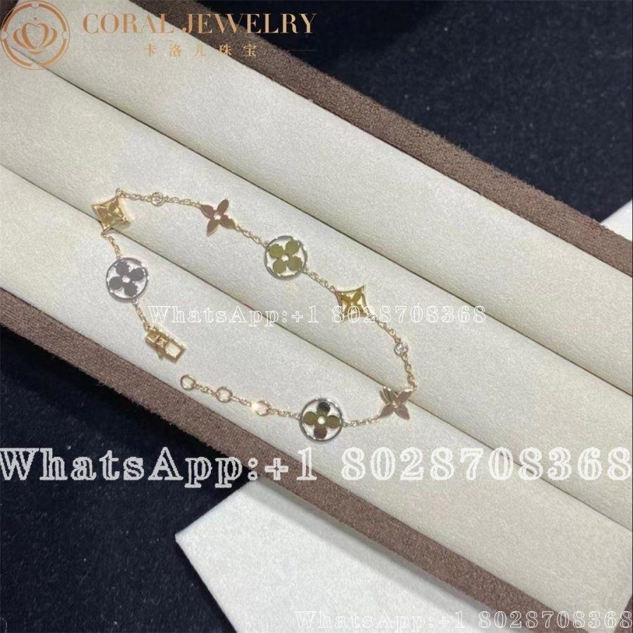 Louis Vuitton Idylle Blossom bracelet, 3 golds and diamonds Q95286 - Image 5