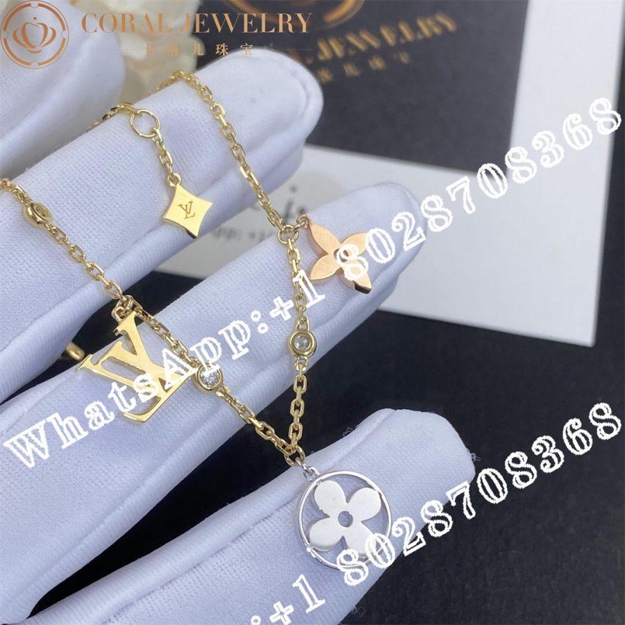 Louis Vuitton Idylle Blossom Charms Bracelet, 3 Golds And Diamonds Q95689 - Image 4