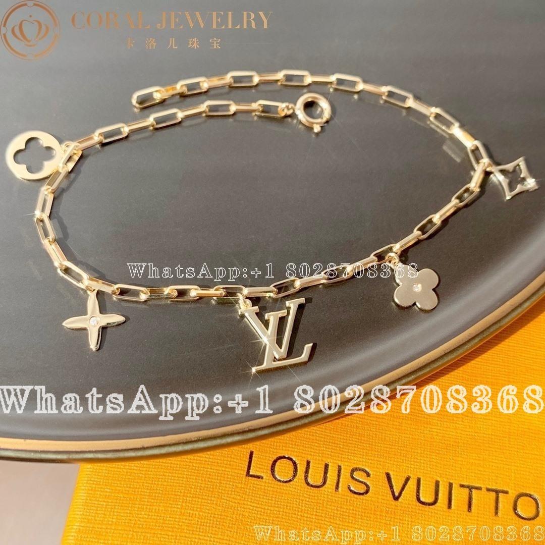 Louis Vuitton Idylle Blossom Monogram Station Bracelet Coral (7)