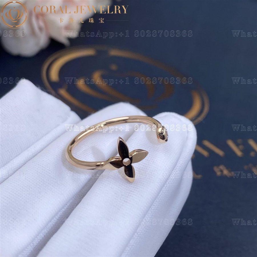 Louis Vuitton Idylle Blossom ring, 3 golds and diamonds Q9F15E - Image 4