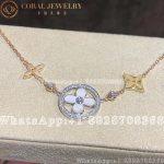 Louis Vuitton Idylle Blossom XL Necklace, 3 golds and diamonds Q93541 - Image 6