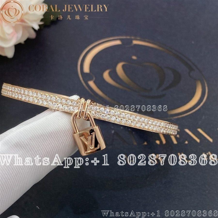 Louis Vuitton Lockit pink gold bracelet - Image 3