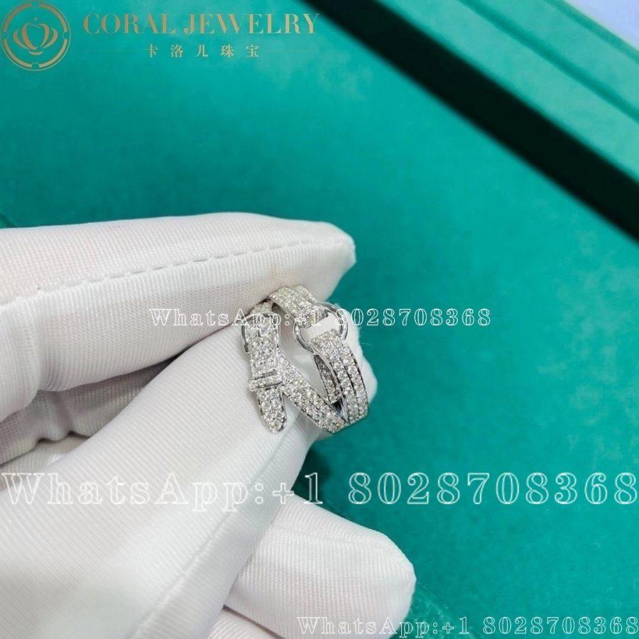 Hermes Debridee Diamonds White Gold Ring - Image 4