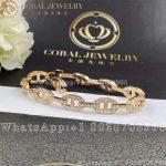Hermès Hermes Diamond Chaine d''ancre Enchainee 18k Rose Gold Bracelet - Image 6