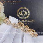 Hermès Hermes Diamond Chaine d''ancre Enchainee 18k Rose Gold Bracelet - Image 4