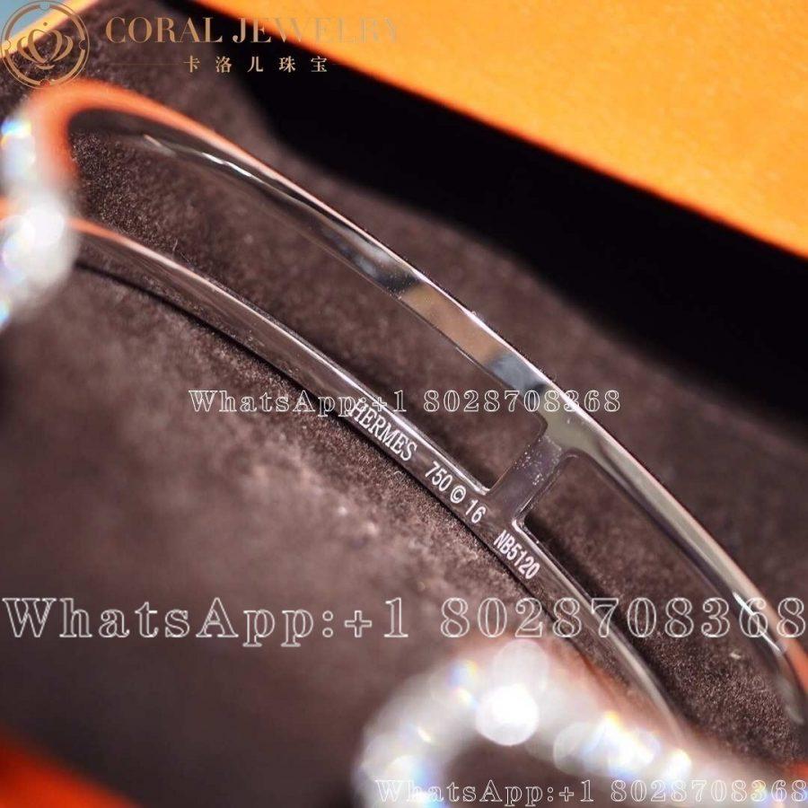 Hermès Ever Chaine d'ancre bracelet White Gold Diamond - Image 5