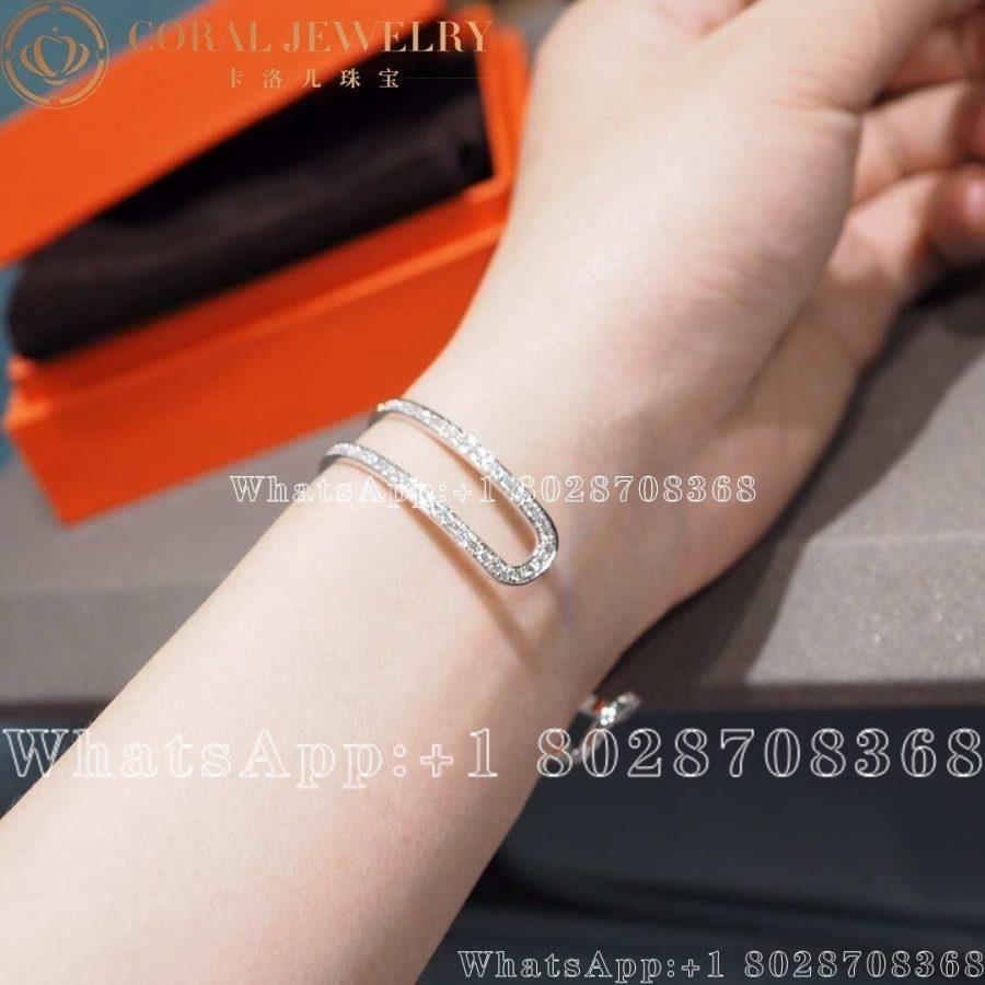 Hermès Ever Chaine d'ancre bracelet White Gold Diamond - Image 7