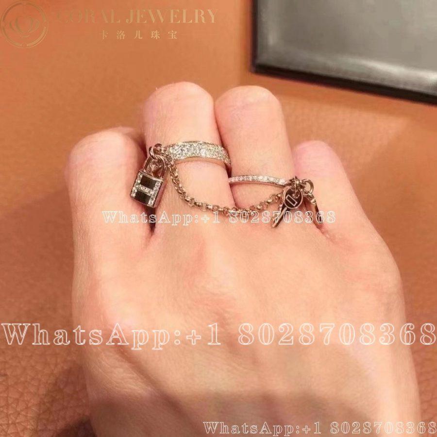 Hermes Kelly Cadenas bracelet, small model H220464B - Image 8