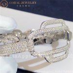 Hermès 18k White Gold & Diamond Alchimie Bracelet - Image 7