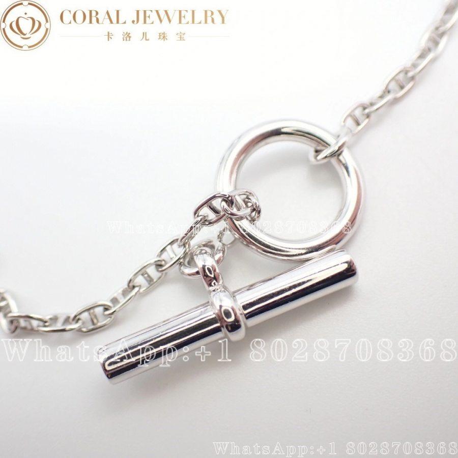 Hermès Farandole Pendant in white gold set with diamonds H221304B - Image 4