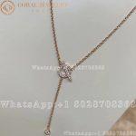 Hermès Finesse Lariat necklace in Rose gold set with diamonds - Image 3
