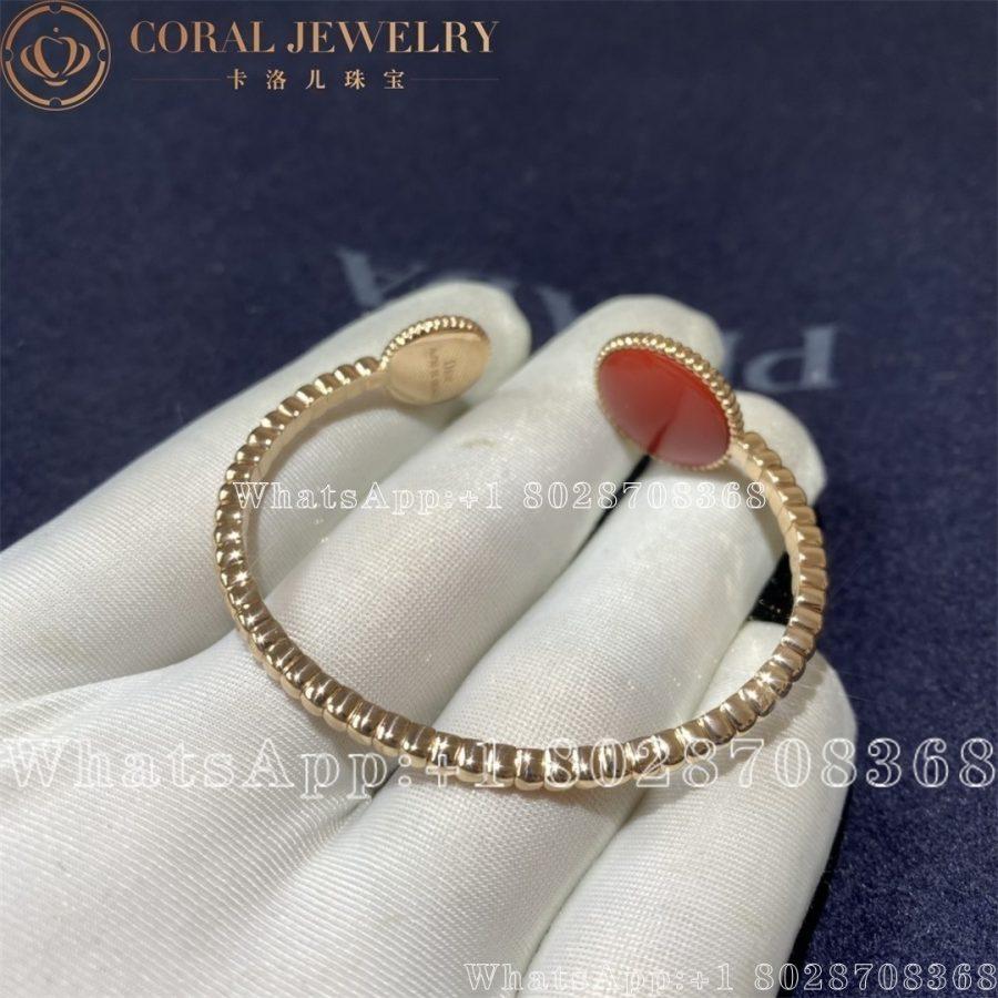 Dior Rose Des Vents Diamond Coral 18K Rose Gold Open Cuff Coral - Image 6