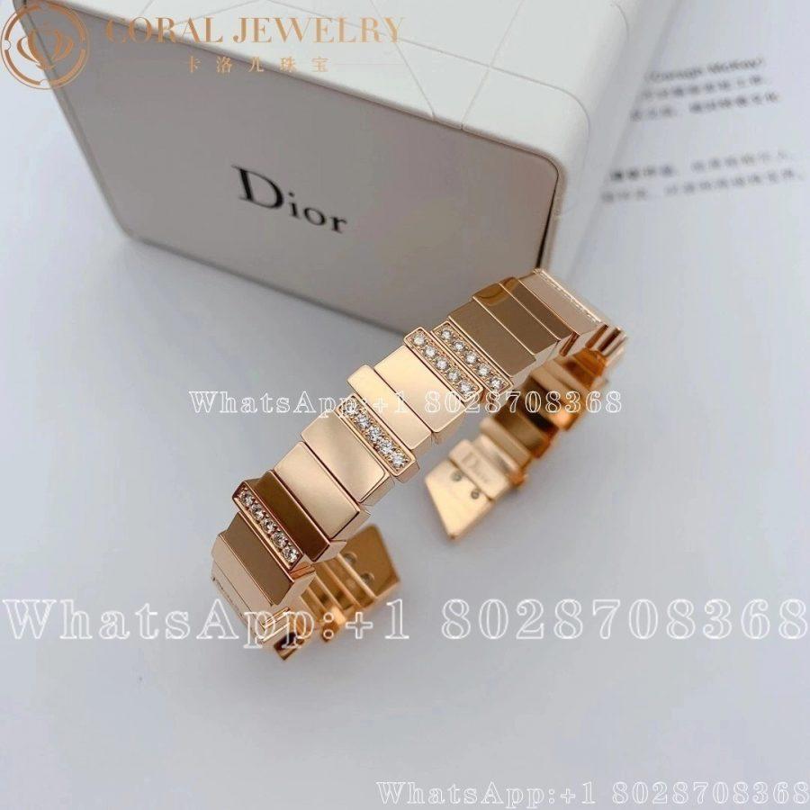 Dior Gem Dior Bracelet Rose Gold and Diamonds - Image 3