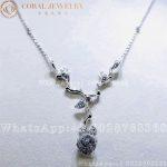 Dior Medium Rose Dior Bagatelle Necklace White Gold and Diamonds - Image 10