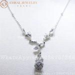 Dior Medium Rose Dior Bagatelle Necklace White Gold and Diamonds - Image 11