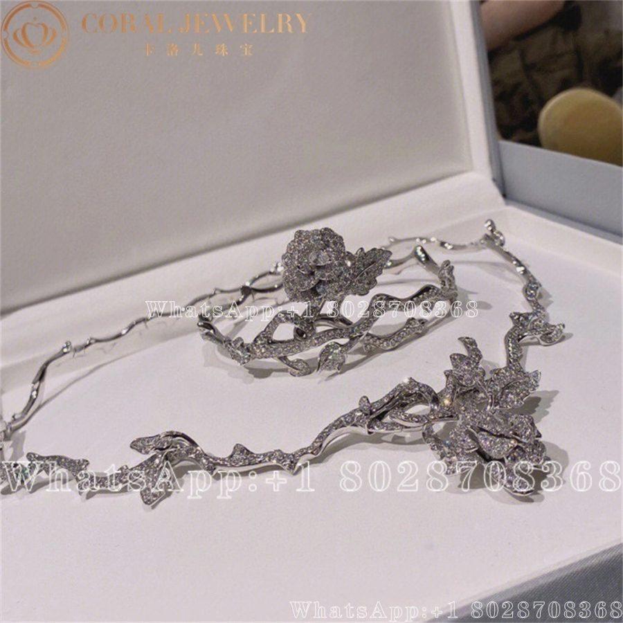 Dior Rose Dior Bagatelle Bracelet 18k White Gold and Diamonds - Image 10