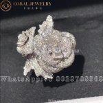 Dior Rose Dior Bagatelle Double Ring 18k White Gold and Diamonds - Image 9