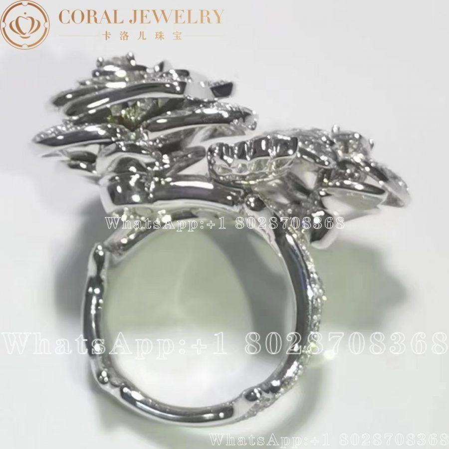 Dior Rose Dior Bagatelle Double Ring 18k White Gold and Diamonds - Image 13