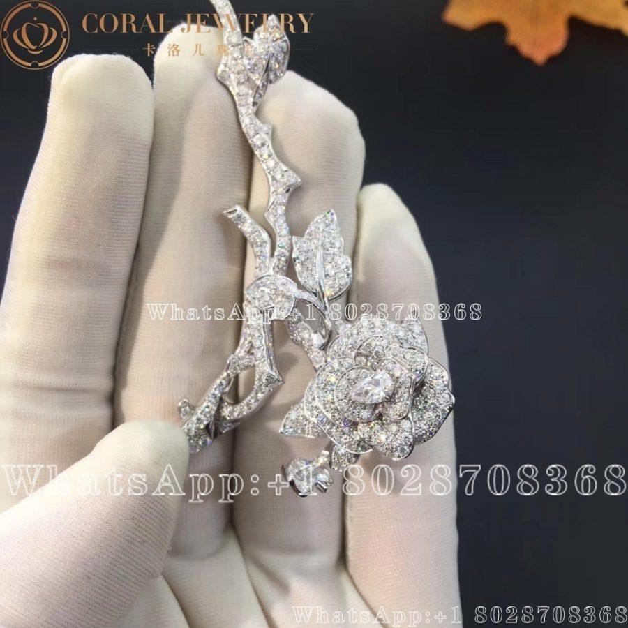 Dior Rose Dior Bagatelle Necklace 18k White Gold and Diamonds - Image 4